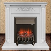 Каминокомплект Real Flame Torino (белый дуб)+Fobos Lux BL S